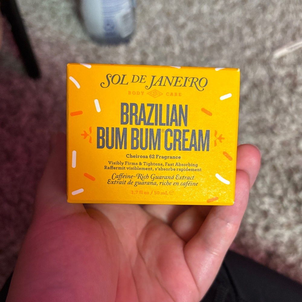 Sol de Janeiro Brazilian Bum Bum Cream in Bright Yellow Box